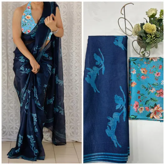 Beautifully Digital Printed Saree